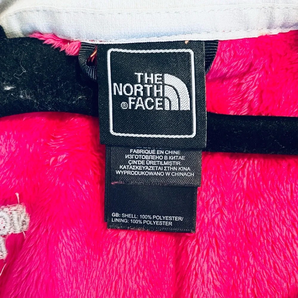 EUC North Face Osito Zip Up Jacket / XS / Bright Pink - Picture 5 of 11